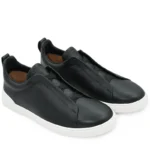 ZEGNA Triple Stitch Low Top Sneaker