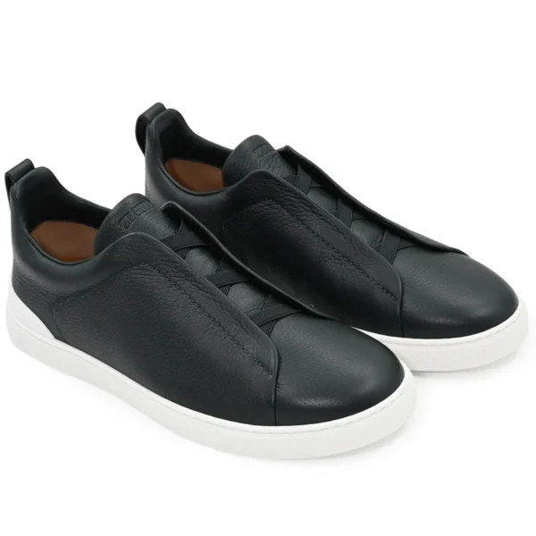 ZEGNA Triple Stitch Low Top Sneaker