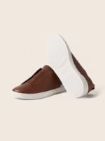 ZEGNA Almond Brown Triple Stitch™ SECONDSKIN Sneakers - Figura 5