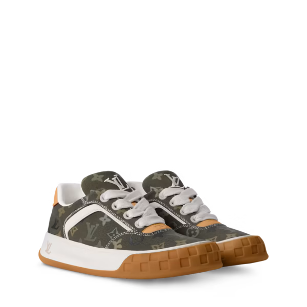 LV Tilted Sneaker Olive Green