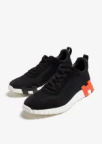 Hermès Bouncing Sneaker Black and Orange